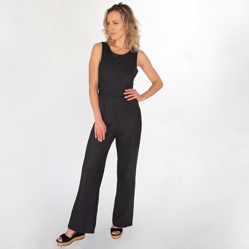 Crossover Back Jumpsuit
