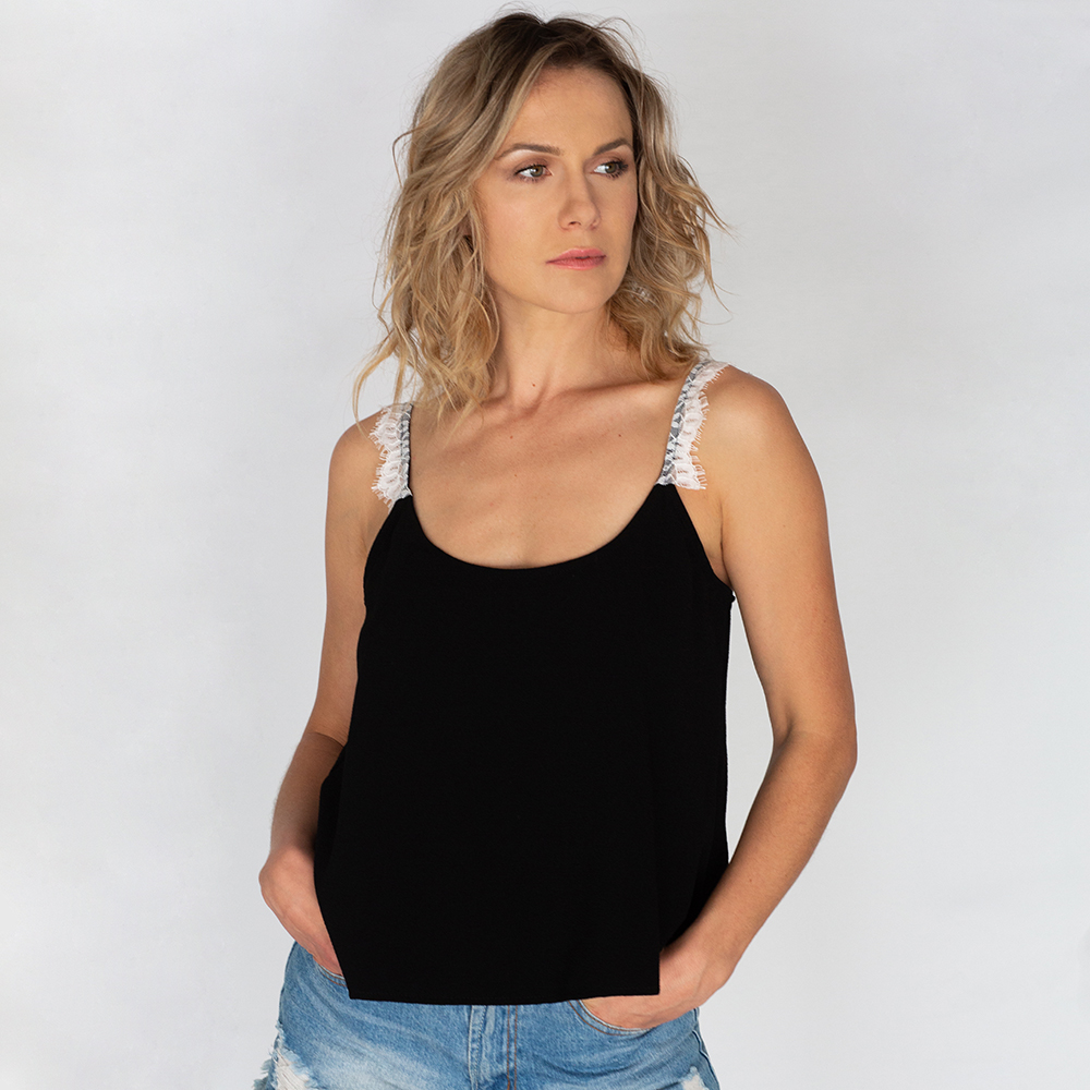 Lace Trim Tank - Image 2