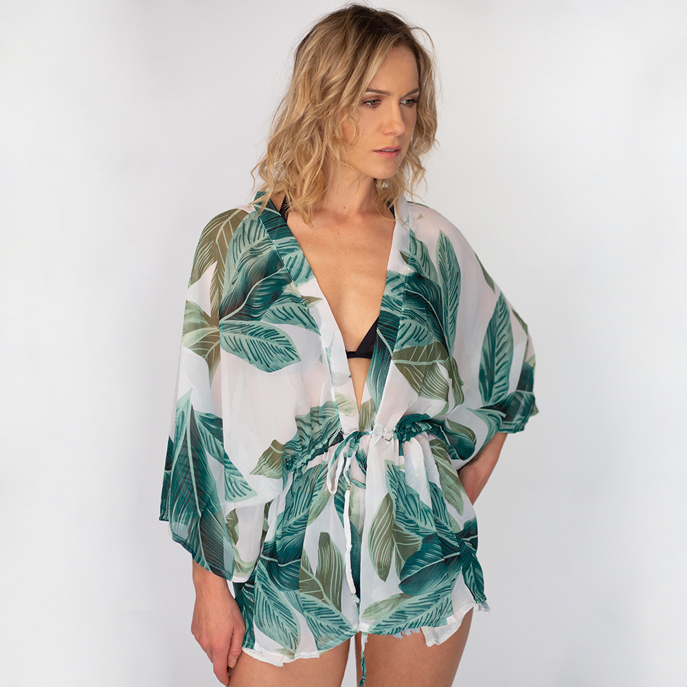 Palm Leaf Kimono - Image 2
