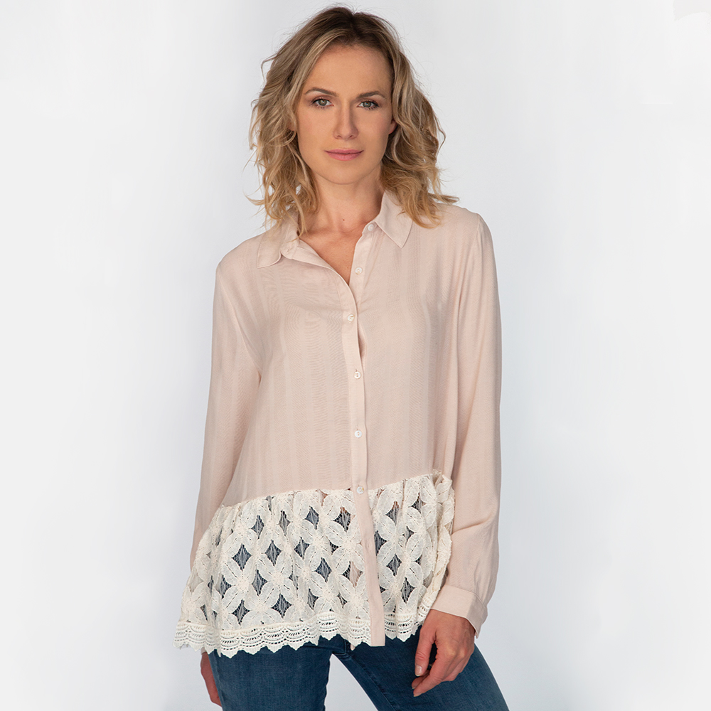 Lace Trim Blouse - Image 5