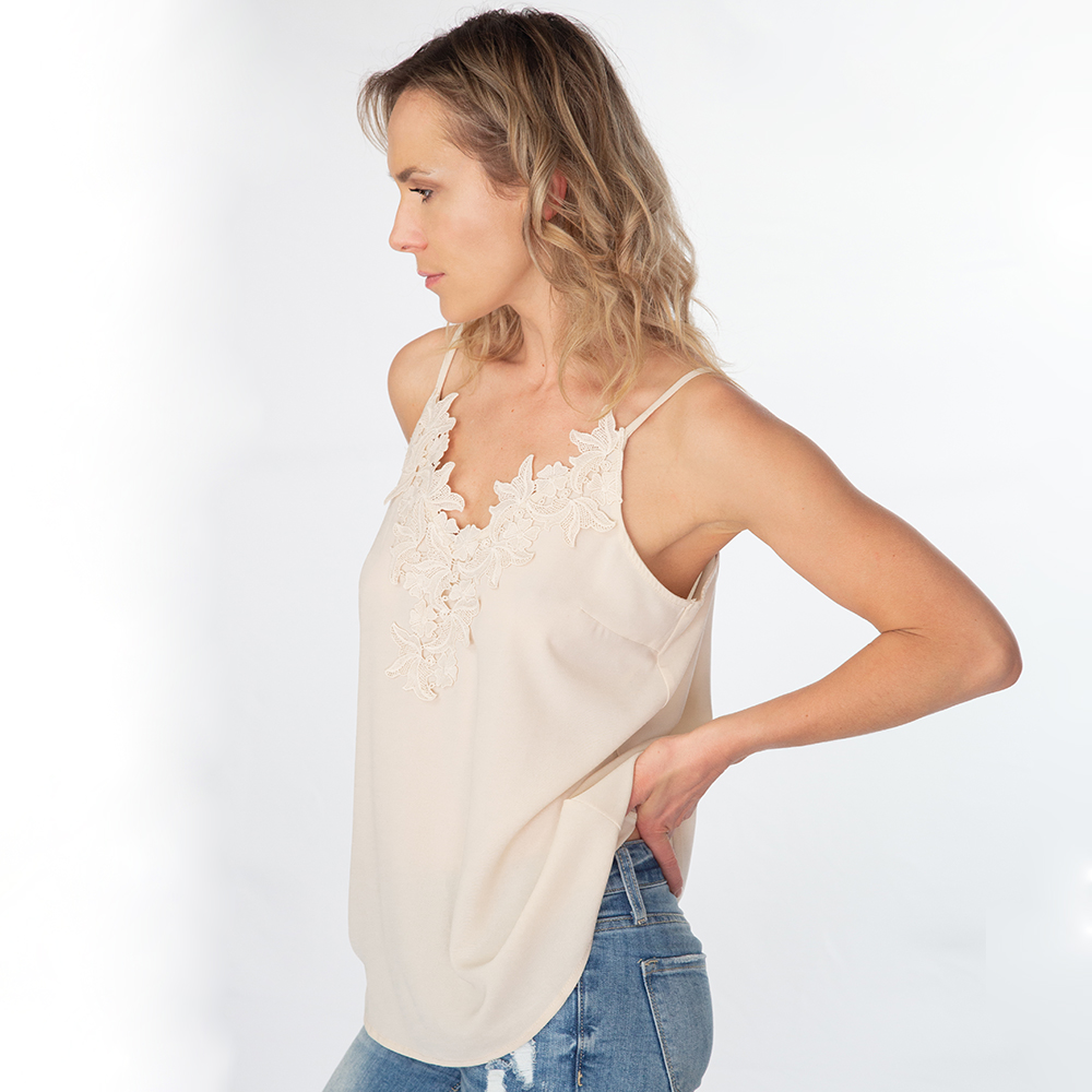 Lace Trim Cami - Image 2